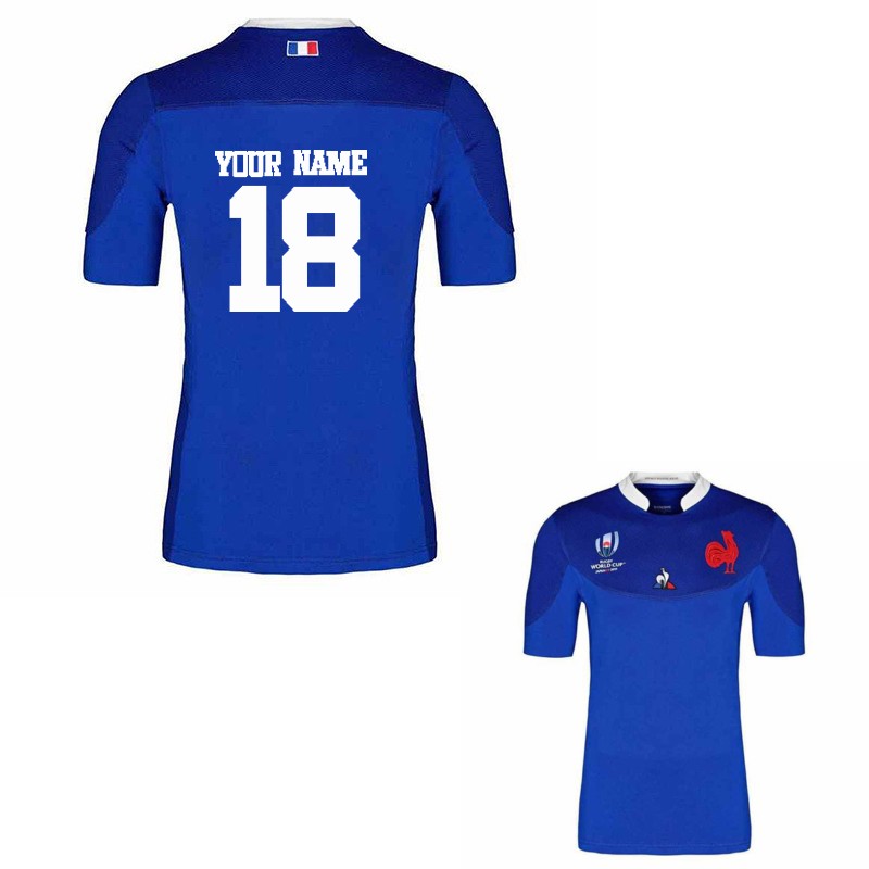 Maillot France Rugby Rwc2019 Domicile Font01 pas cher